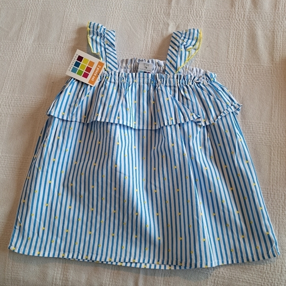 Healthtex girls 4T shorts set, blue & white, new - Picture 5 of 8